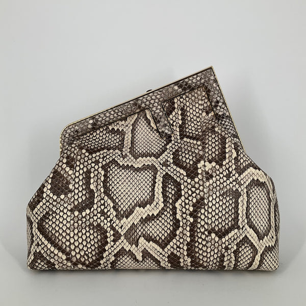 Fendi Large Fendi First in Natural Python Fendi Large Fendi First in Natural Python