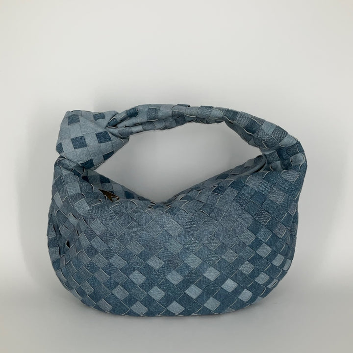 Bottega Veneta Large Jodie in Denim Effect Leather