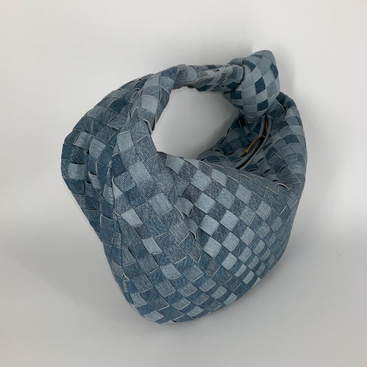 Bottega Veneta Large Jodie in Denim Effect Leather