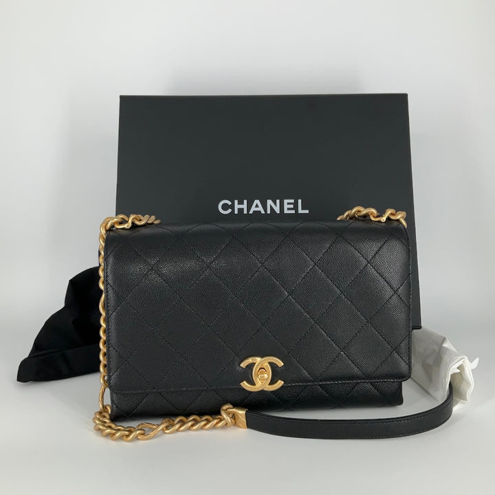 Chanel Caviar Leather Handbag