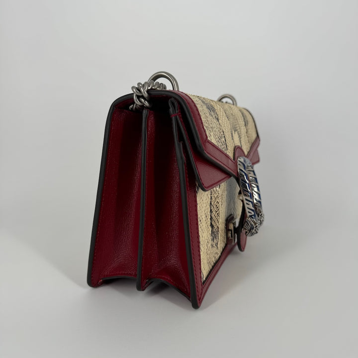 Gucci Dionysus Handbag in Natural Python