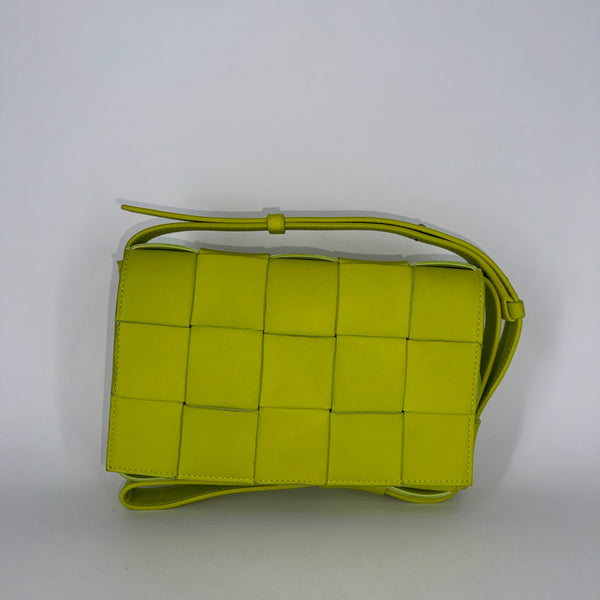 Bottega Veneta Cassette in Lime Green Bottega Veneta Cassette in Lime Green