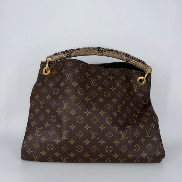 Louis Vuitton Artsy Bag with Python Handle Louis Vuitton Artsy Bag with Python Handle