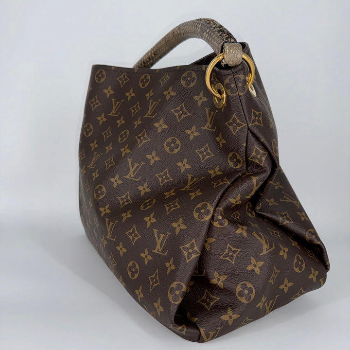 Louis Vuitton Artsy Bag with Python Handle