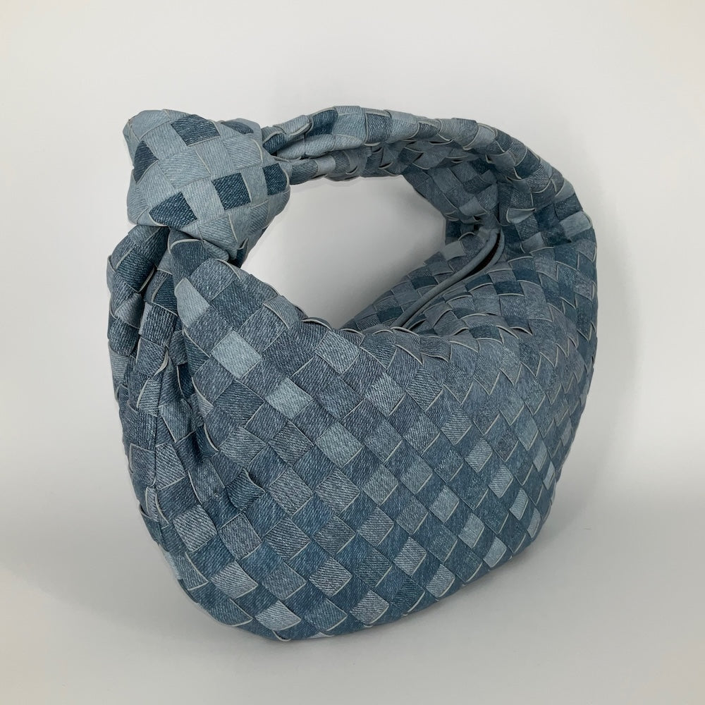 Bottega Veneta Large Jodie in Denim Effect Leather