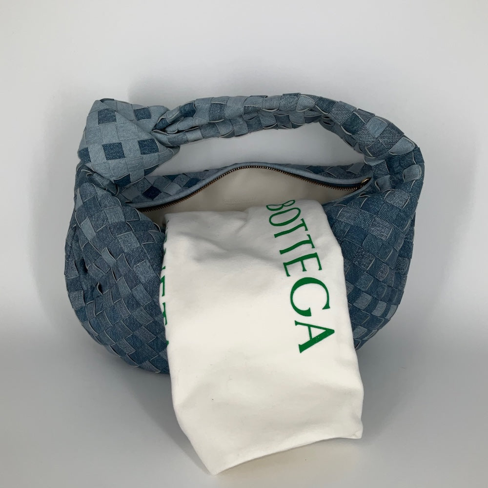 Bottega Veneta Large Jodie in Denim Effect Leather