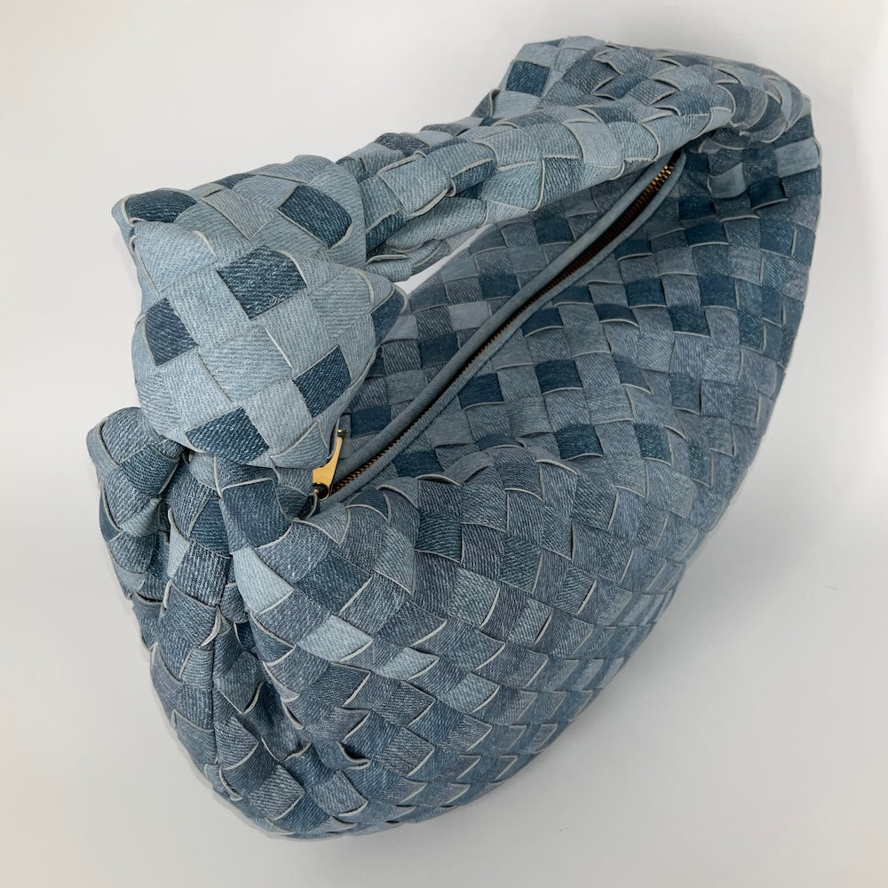 Bottega Veneta Large Jodie in Denim Effect Leather