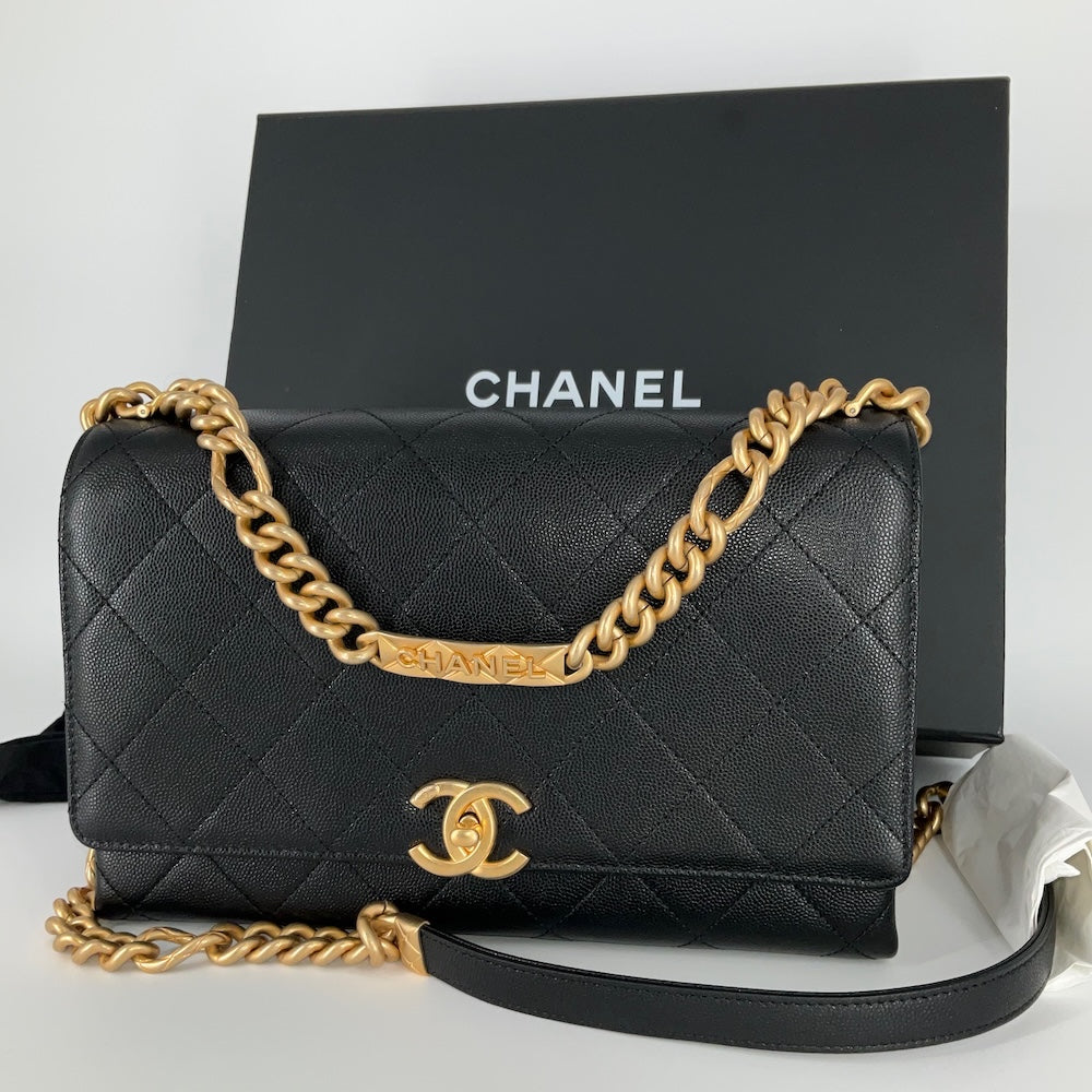 Chanel Caviar Leather Handbag