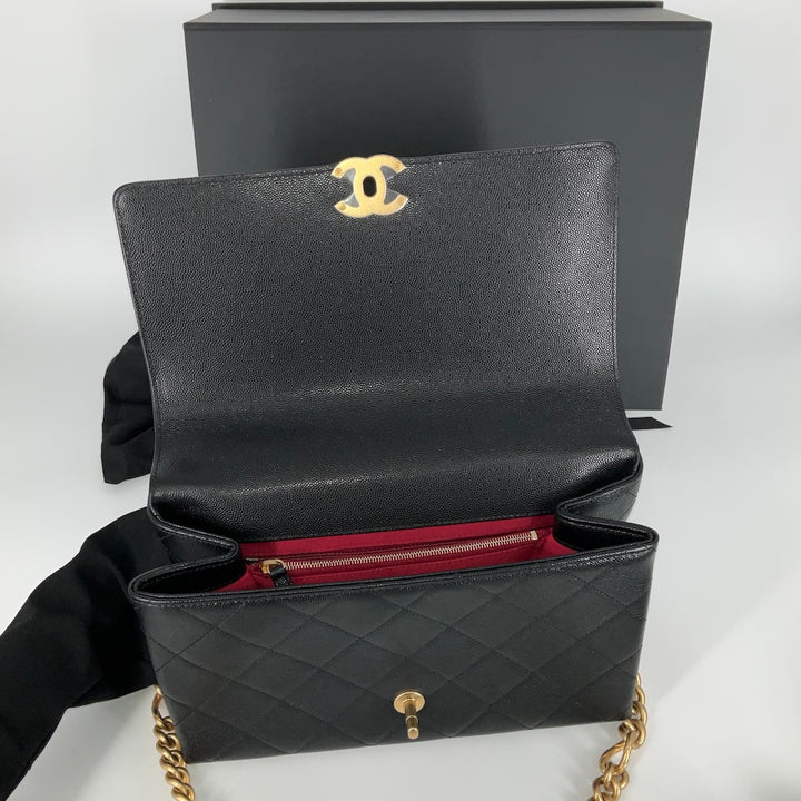 Chanel Caviar Leather Handbag