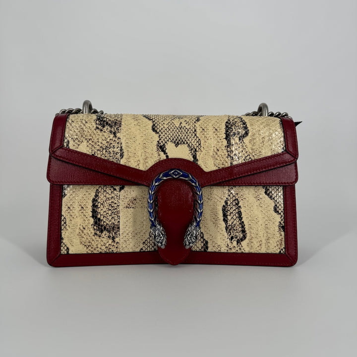 Gucci Dionysus Handbag in Natural Python