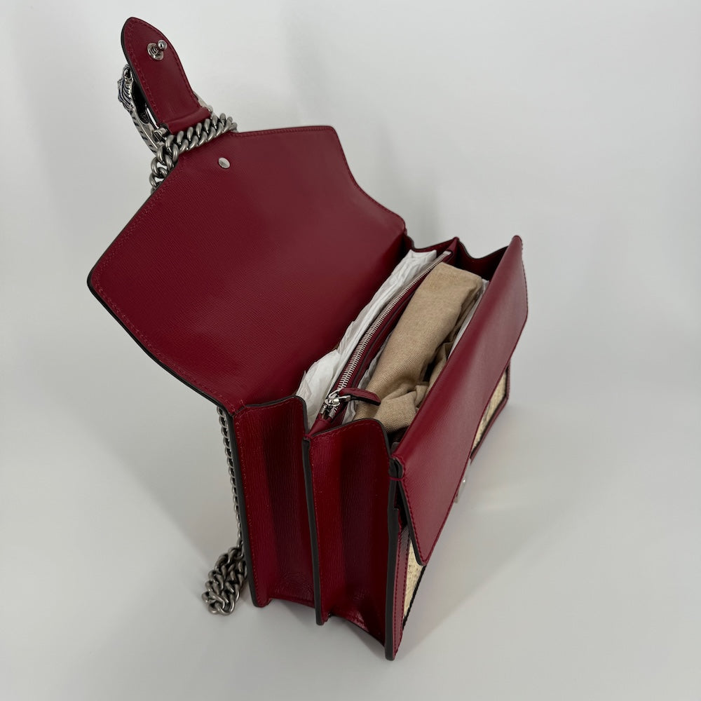 Gucci Dionysus Handbag in Natural Python