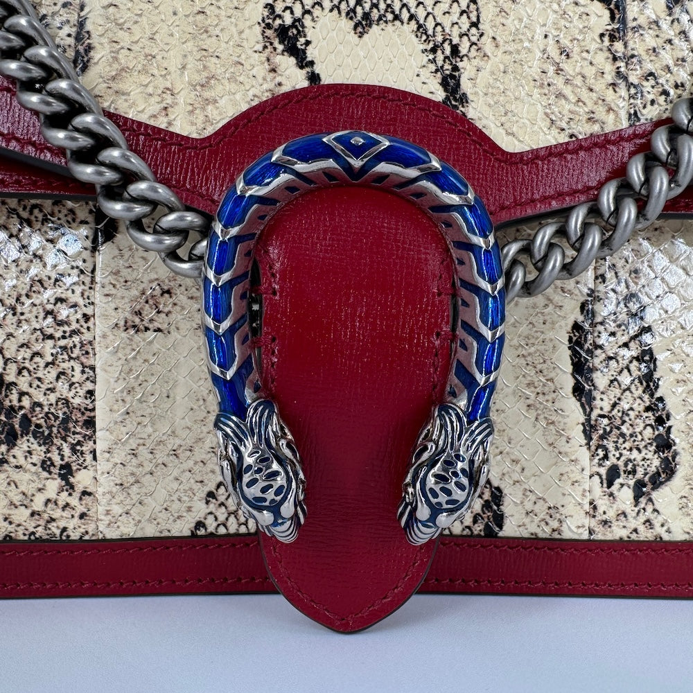 Gucci Dionysus Handbag in Natural Python