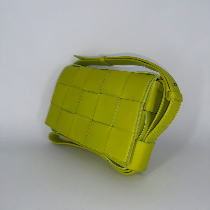 Bottega Veneta Cassette in Lime Green