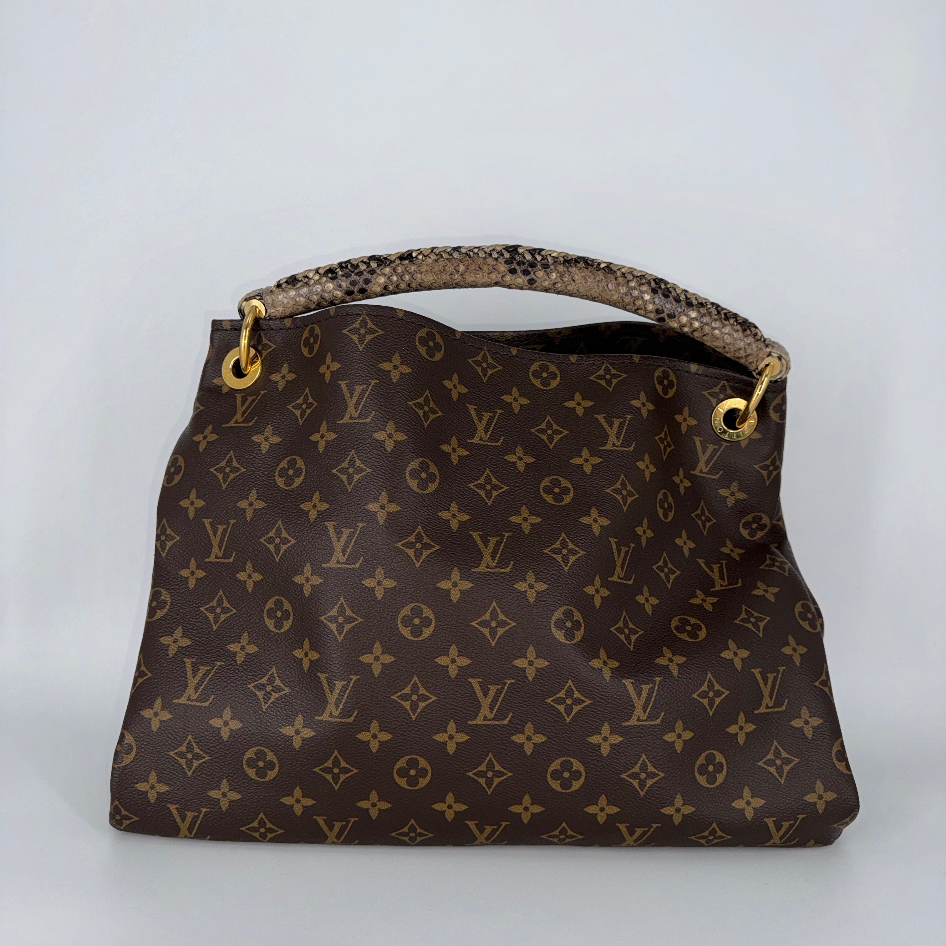 Louis Vuitton Artsy Bag with Python Handle