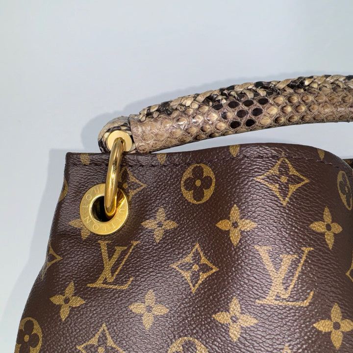 Louis Vuitton Artsy Bag with Python Handle