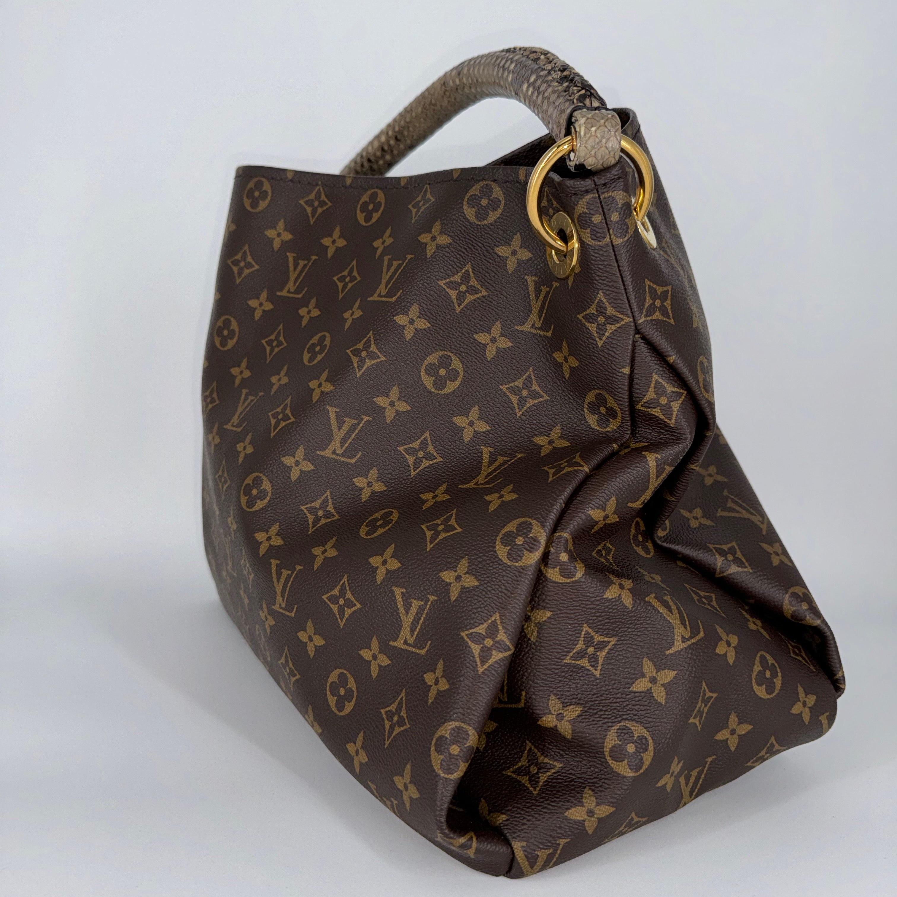 Louis Vuitton Artsy Bag with Python Handle