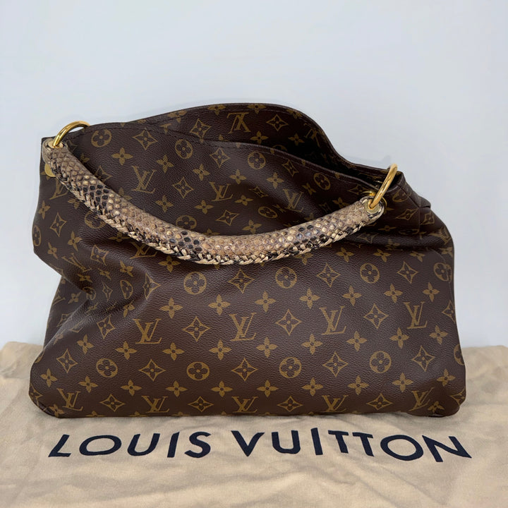 Louis Vuitton Artsy Bag with Python Handle